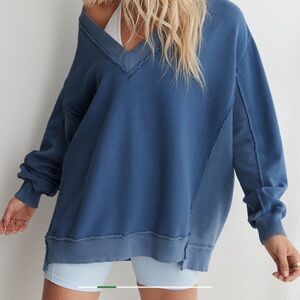 Aerie vacay every day v neck sweatshirt